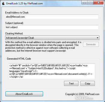 EmailLock screenshot 2