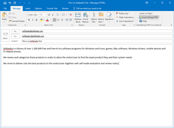 EmailMerge Pro for Outlook screenshot 4