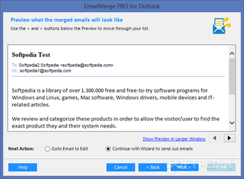 EmailMerge Pro for Outlook screenshot 9