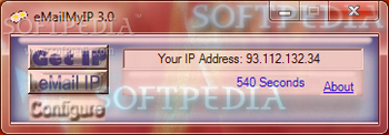 eMailMyIP screenshot