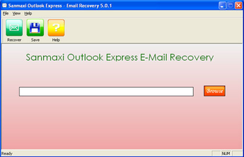 Emails Recovery Tool screenshot