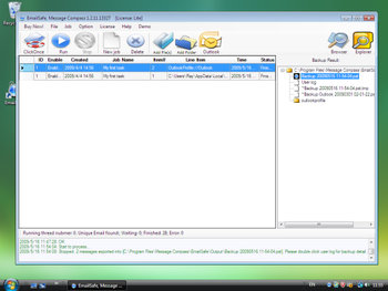 EmailSafe screenshot