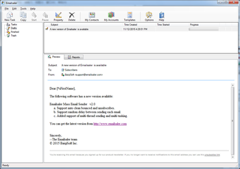 Emailsaler Bulk Email Sender screenshot