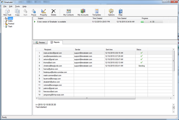 Emailsaler Bulk Email Sender screenshot 2