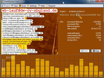 EmailSpider Gold screenshot 3