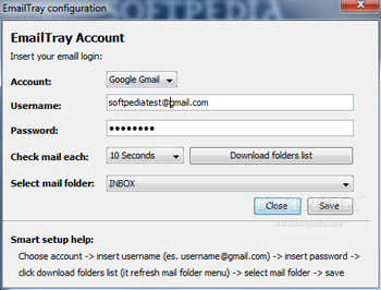 EmailTray screenshot 2