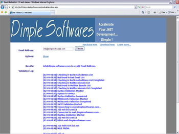 EmailValidator screenshot 2