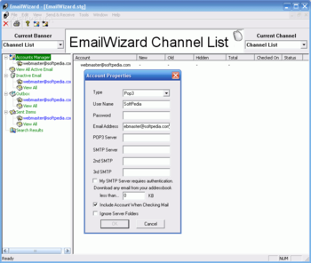 EmailWizard screenshot