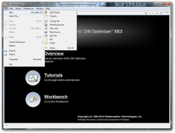 Embarcadero DB Optimizer screenshot 2