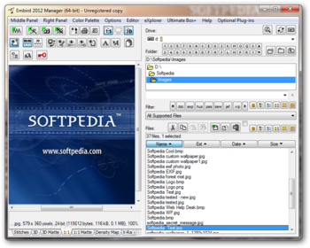 Embird screenshot
