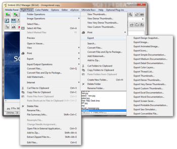 Embird screenshot 3