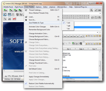 Embird screenshot 4