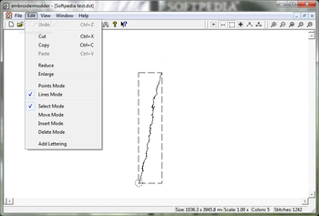 Embroidermodder screenshot 2