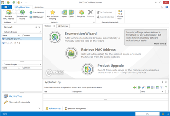 EMCO MAC Address Scanner screenshot