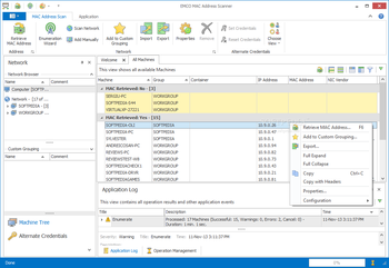 EMCO MAC Address Scanner screenshot 5