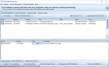 EMCO Malware Destroyer screenshot