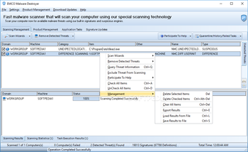 EMCO Malware Destroyer screenshot 2