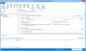 EMCO MSI Package Builder Professional screenshot