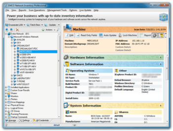 EMCO Network Inventory Professional screenshot
