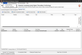 EMCO Network Malware Cleaner screenshot 4