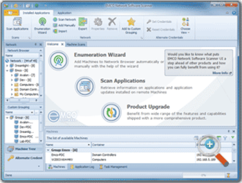 EMCO Network Software Scanner screenshot