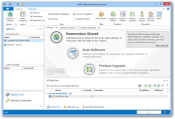 EMCO Network Software Scanner screenshot