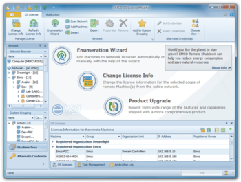EMCO OS License Modifier screenshot
