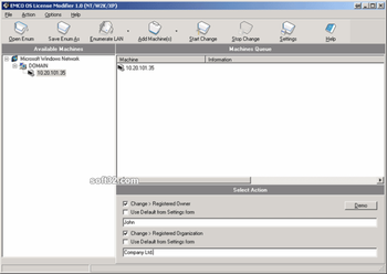 EMCO OS License Modifier screenshot 3