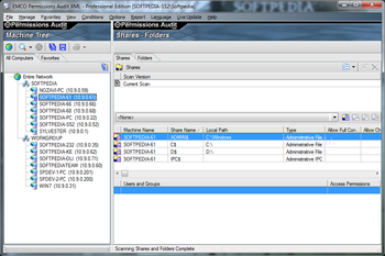 EMCO Permissions Audit XML Professional Edition screenshot