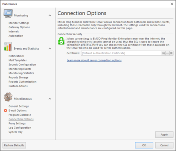 EMCO Ping Monitor Enterprise screenshot 22