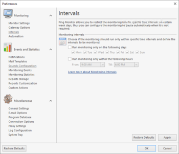 EMCO Ping Monitor Enterprise screenshot 9