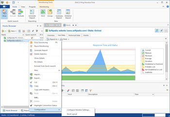 EMCO Ping Monitor Free screenshot 2