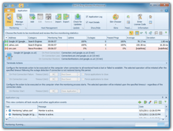 EMCO Ping Monitor Professional screenshot
