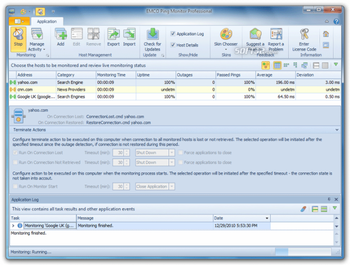 EMCO Ping Monitor Professional screenshot 2