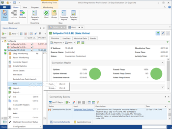 EMCO Ping Monitor Professional screenshot