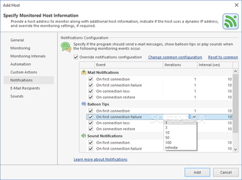 EMCO Ping Monitor Professional screenshot 10