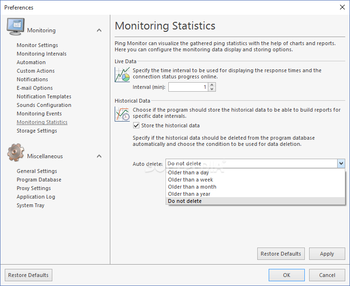 EMCO Ping Monitor Professional screenshot 13