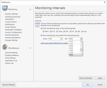 EMCO Ping Monitor Professional screenshot 14
