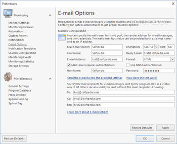 EMCO Ping Monitor Professional screenshot 18