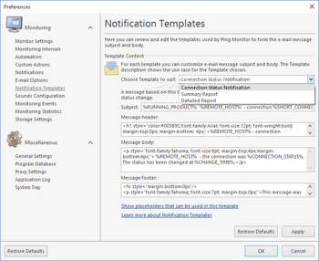 EMCO Ping Monitor Professional screenshot 19