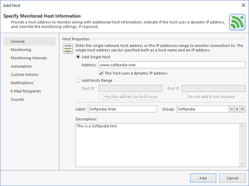 EMCO Ping Monitor Professional screenshot 5