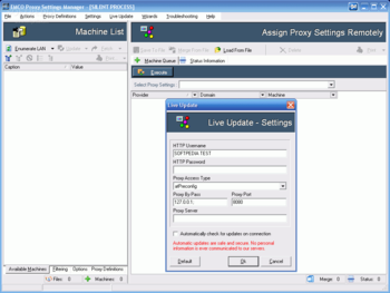 EMCO Proxy Settings Manager screenshot 2
