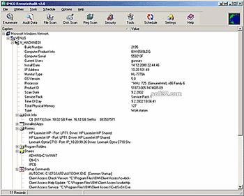 EMCO Remote Audit screenshot