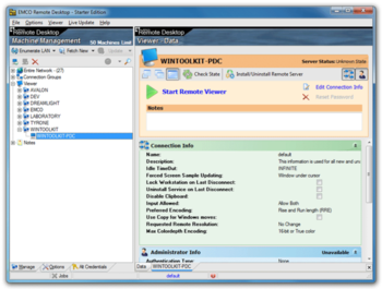 EMCO Remote Desktop Starter screenshot