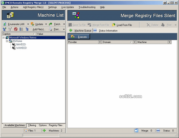 EMCO Remote Registry Merge screenshot 3