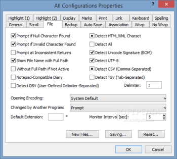 EmEditor Professional screenshot 8