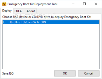 Emergency Boot Kit screenshot