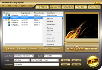 Emicsoft Blu-Ray Ripper screenshot