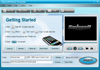 Emicsoft iPhone Converter screenshot 2