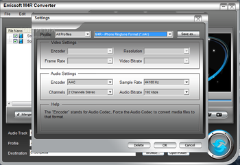 Emicsoft M4R Converter screenshot 3